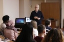 Yngvar Thomassen conducted an open lecture in NArFU on the impact of climate change on human health